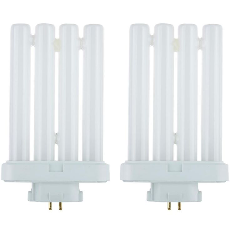 Sunlite 6 in. 27-Watt Linear 4-Pin Quad Tube GX10Q-4 Base FML Fluorescent Tube Light Bulb in Warm White, 3000K (2-Pack)