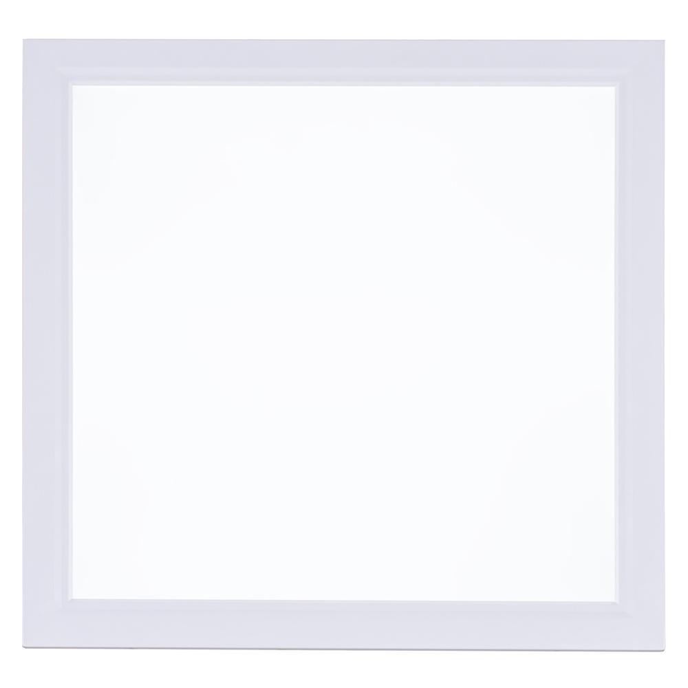 2 ft. x 2 ft. White Edge-Lit 52-Watt 6500K Integrated LED Troffer Flat Panel Flushmount - Super Arbor