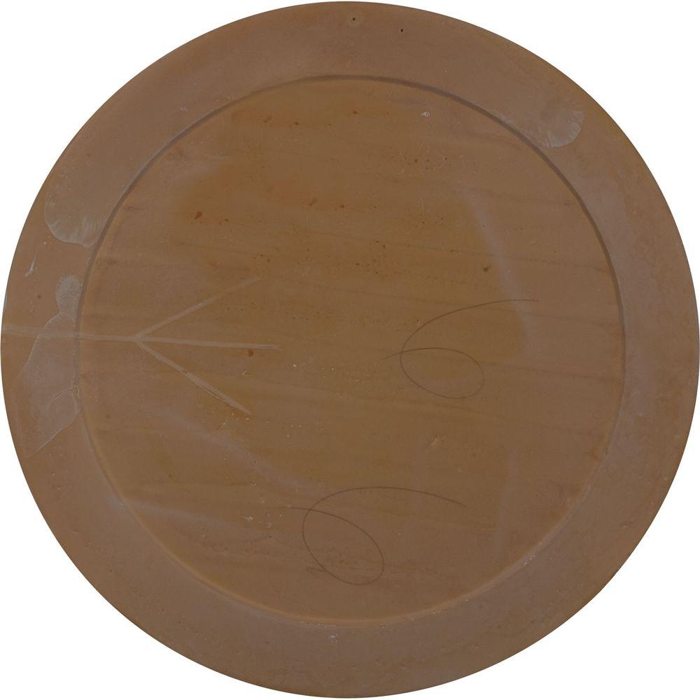 22 in. x 22 in. Round Primed PolyUrethane Paintable Gable Louver Vent - Super Arbor