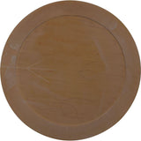 22 in. x 22 in. Round Primed PolyUrethane Paintable Gable Louver Vent - Super Arbor