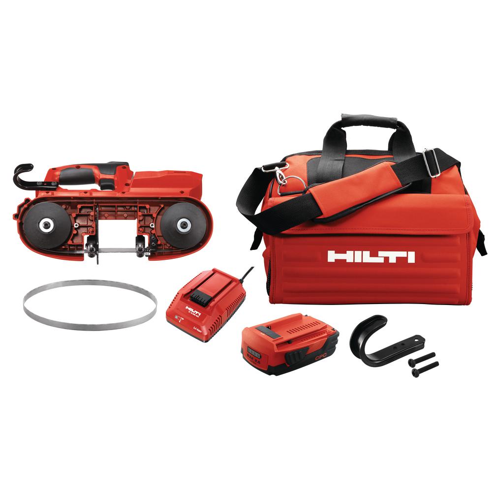 22-Volt SB 4-A22 Compact Cordless Band Saw Kit with 3-Pack of 10 TPI / 14 TPI Band Saw Blades, Battery Pack and Tool Bag - Super Arbor