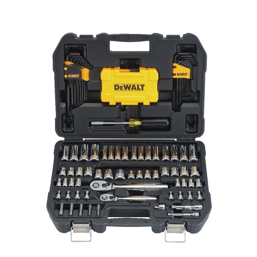 1/4 in. x 3/8 in. Drive Polished Chrome Mechanics Tool Set (108-Piece) - Super Arbor