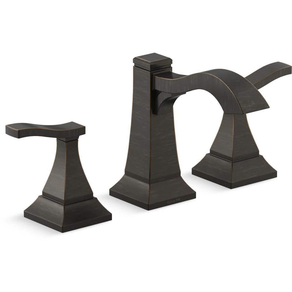 Truss 8 in. Widespread 2-Handle Bathroom Faucet in Vibrant Brushed Nickel - Super Arbor