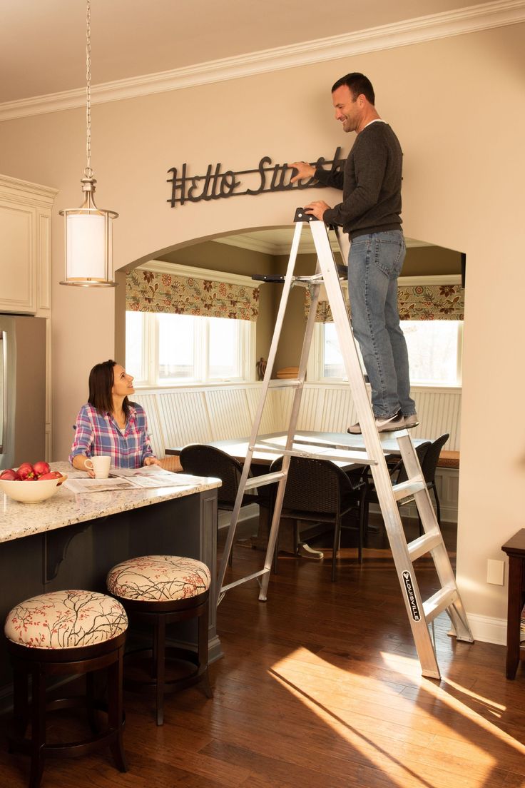 Louisville Ladder 8' Aluminum Step Ladder, 12' Reach, 250 lbs Load Capacity, W-2112-08S