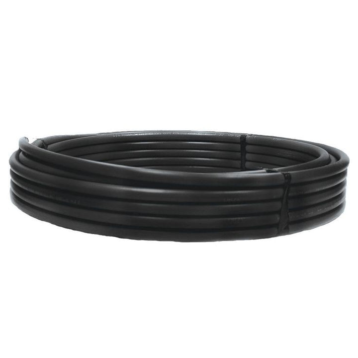 1 in. x 100 ft. Plastic 250 psi Copper Tubing Size Pipe in Black