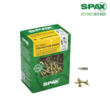#8 x 1-1/4 in. T-Star Plus Drive Flat Head Partial Thread Yellow Zinc Multi-Material Screw (240 per Box)