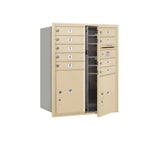 3700 Horizontal Series 9-Compartment with 2-Parcel Locker Recessed Mount Mailbox - Super Arbor