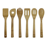 6-Piece Bamboo Cooking Utensil Set