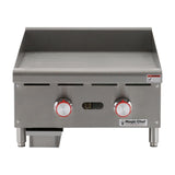 Commercial 24 in. Thermostatic Countertop Griddle