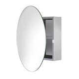 Severn 21-1/2 in. W x 21-1/2 in. H x 4-3/10 in. D Frameless Stainless Steel Surface-Mount Bathroom Medicine Cabinet - Super Arbor