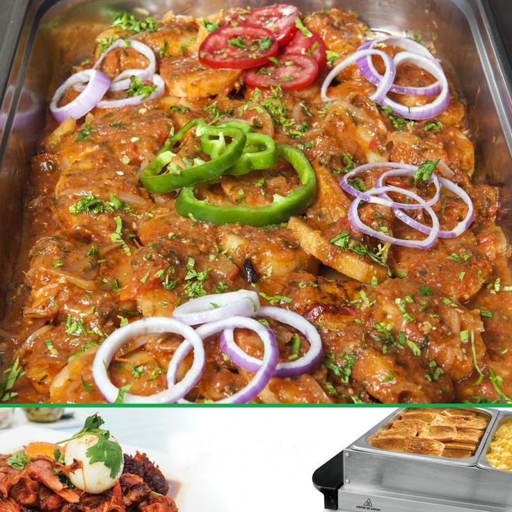 3-Burner 15 in. Stainless Steel Food Warming Tray / Buffet Server / Hot Plate