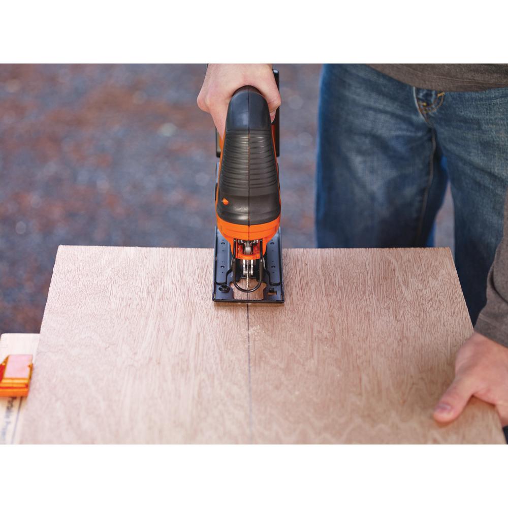 20-Volt MAX Lithium-Ion Cordless Jigsaw with 1.5 Ahr Battery and Charger - Super Arbor