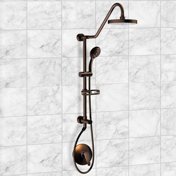 Kauai III 2-Spray Shower System with Handshower in Oil Rubbed Bronze