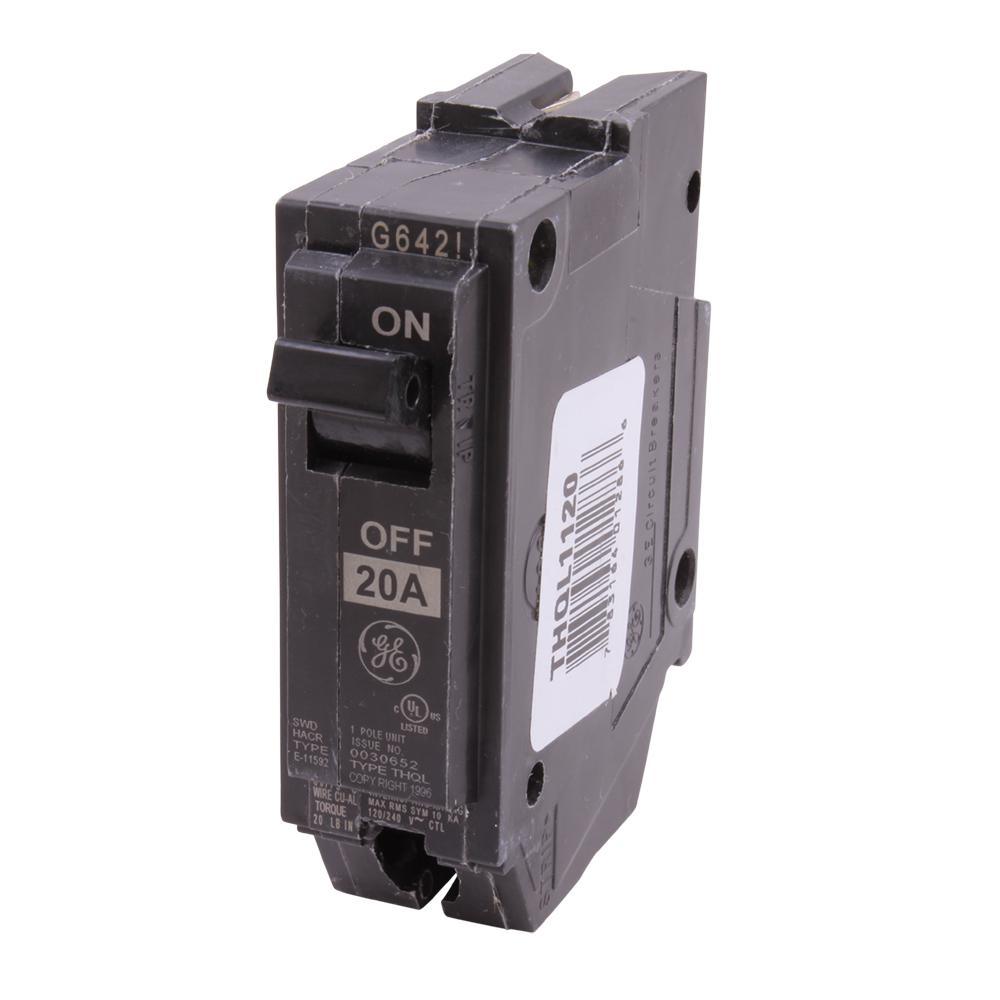 Q-Line 20 Amp 1 in. Single-Pole Circuit Breaker - Super Arbor