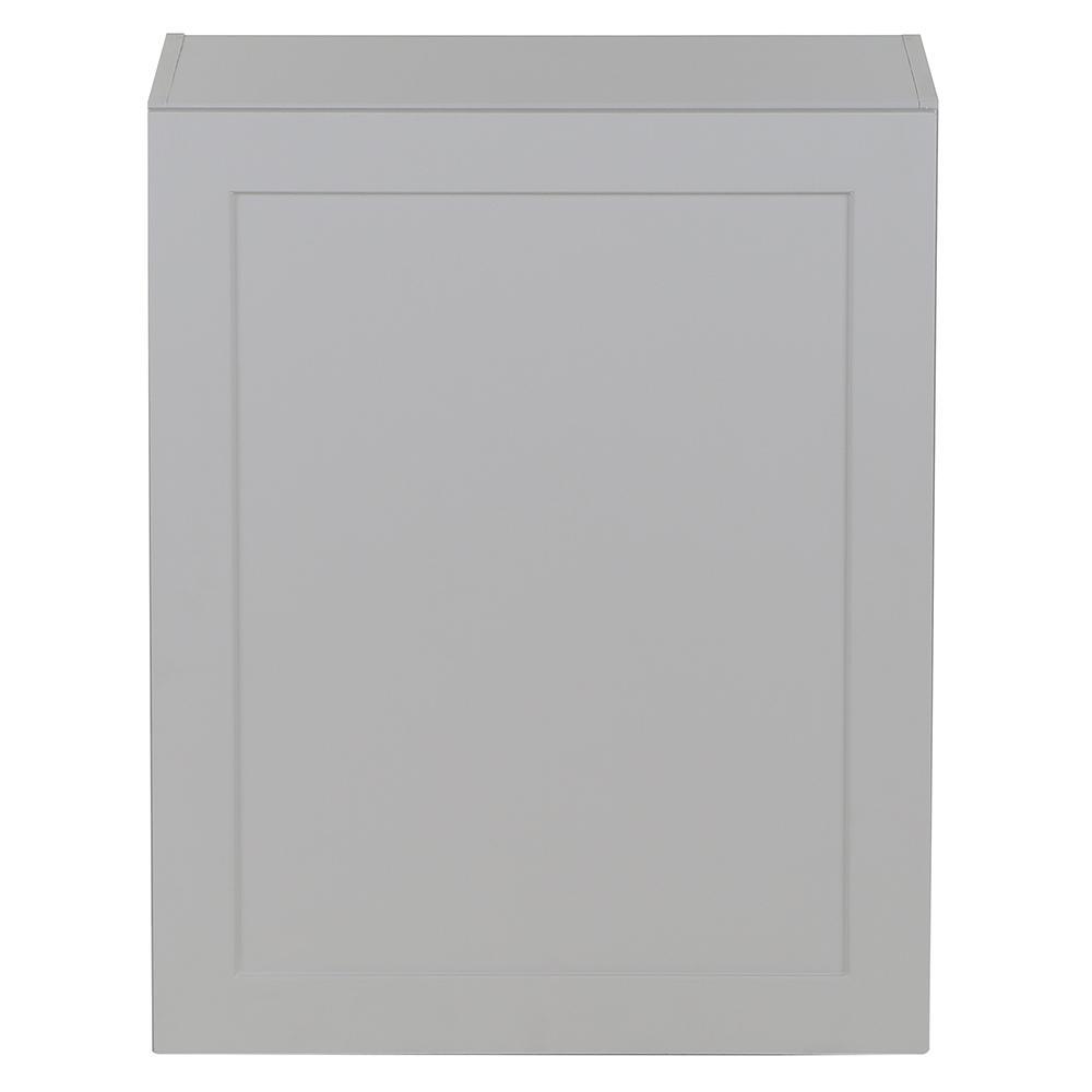 Cambridge Shaker Assembled 30x42x12.5 in. Wall Cabinet with 2 Soft Close Doors in White - Super Arbor