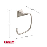 Everly 4-Piece Bath Hardware Set in SpotShield Brushed Nickel - Super Arbor