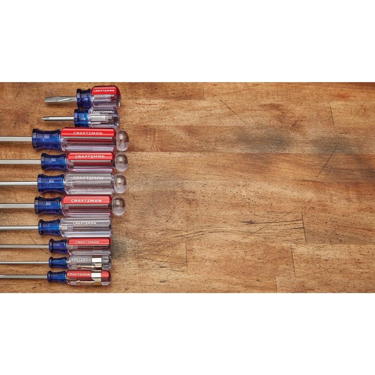 CRAFTSMAN 12-Piece Acetate Handle Screwdriver Set