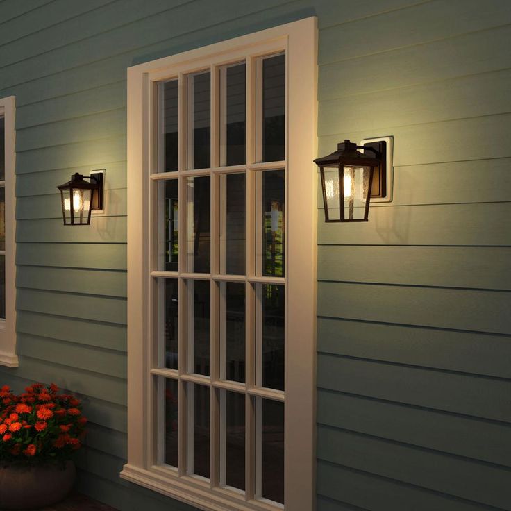 1-Light Black 11 in. H Square Patio LED Decorative Outdoor Metal Caged Wall Lantern Seeded Glass Sconce