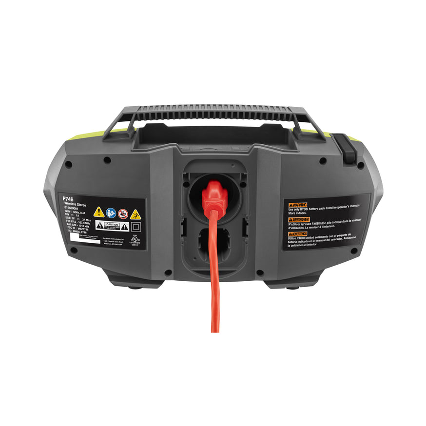 RYOBI 18V ONE+ Hybrid Stereo with Bluetooth Wireless Technology (Tool Only)