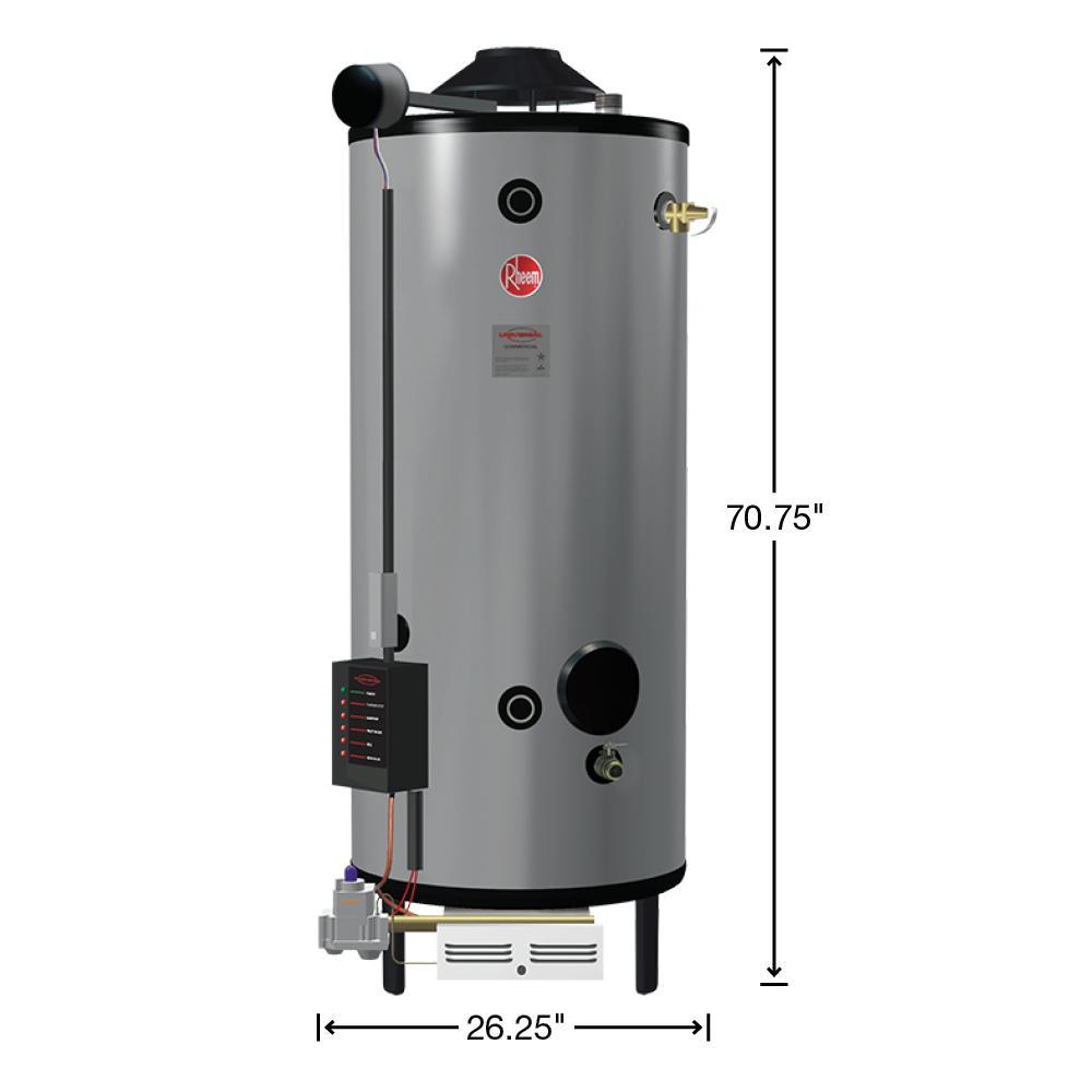 Commercial Universal Heavy Duty 65 Gal. 399.9K BTU Natural Gas Tank Water Heater - Super Arbor