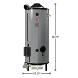 Commercial Universal Heavy Duty 65 Gal. 399.9K BTU Natural Gas Tank Water Heater - Super Arbor