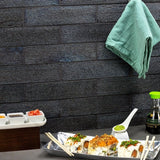 Bond Tile Westport Ridge Dark Denim 2 in. x 9 in. Glazed Clay Wall Tile, 33 Pieces (5.64 sq. ft./Case)