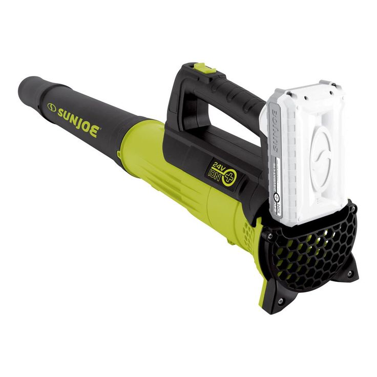 Sun Joe 100 MPH 280 CFM 24-Volt Turbine Cordless Jet Blower Kit with 2.0 Ah Battery + Charger