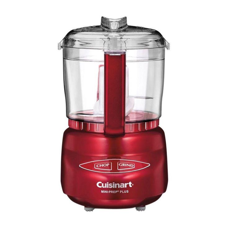 Mini-Prep Plus 3-Cup Metallic Red Food Processor