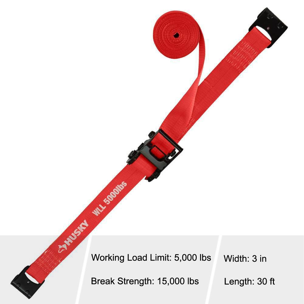 30 ft. x 3 in. Premium Ratchet Tie Down - Super Arbor