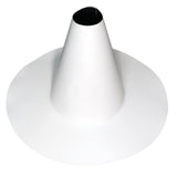 Flashco PVC Small Short Conical Closed Pipe Flashing Roof Boot, 0.5–2.0 in, Gray (17FCBPSSGY)