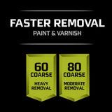 3M Pro Grade Precision 9 in. x 11 in. 80-Grit (Coarse) Faster Sanding Sheets (15-Sheets/Pack)(Case of 5)