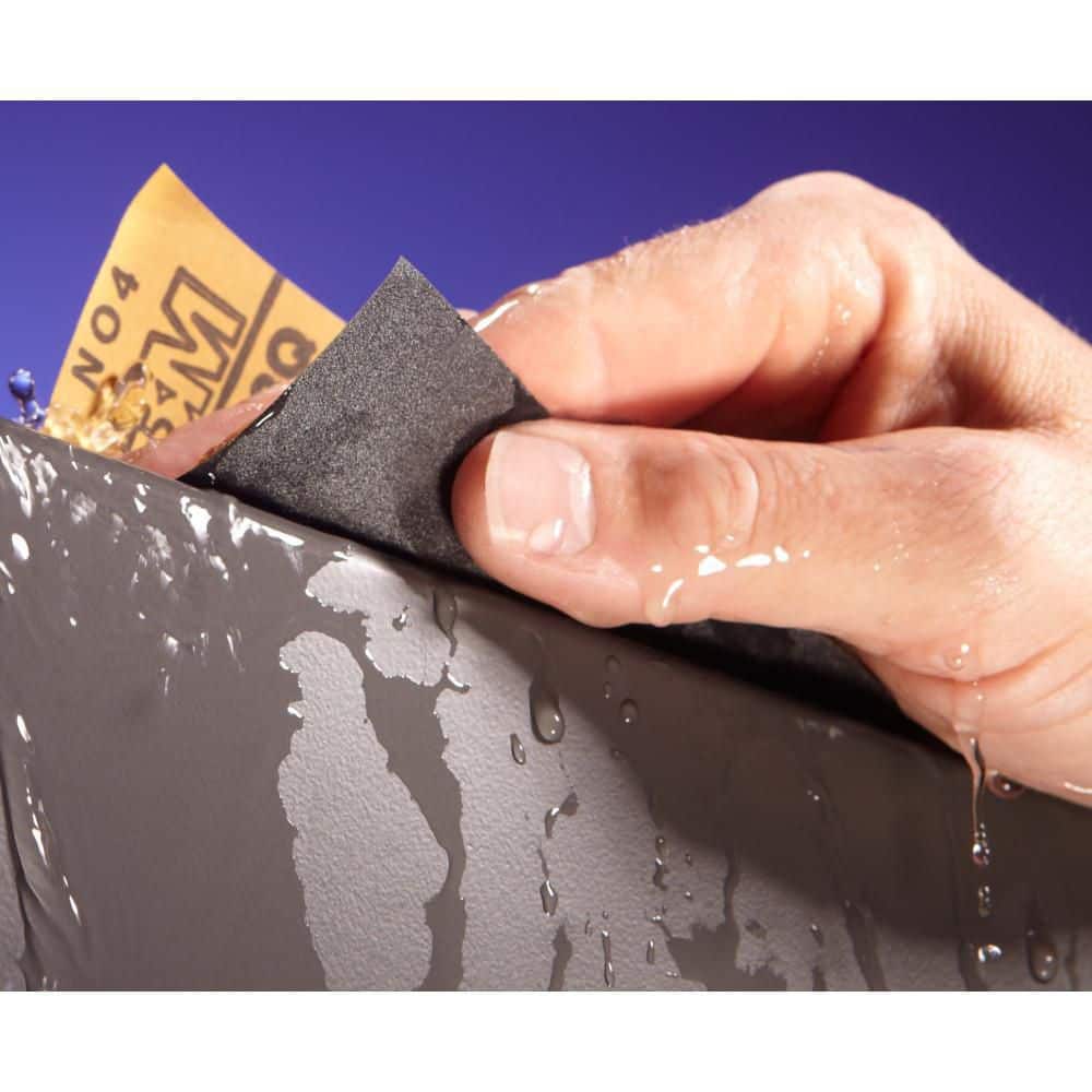 3M Imperial Wetordry 3.7 in. x 9 in. Super Fine 400-Grit Sheet Sandpaper (10-Sheets/Pack)