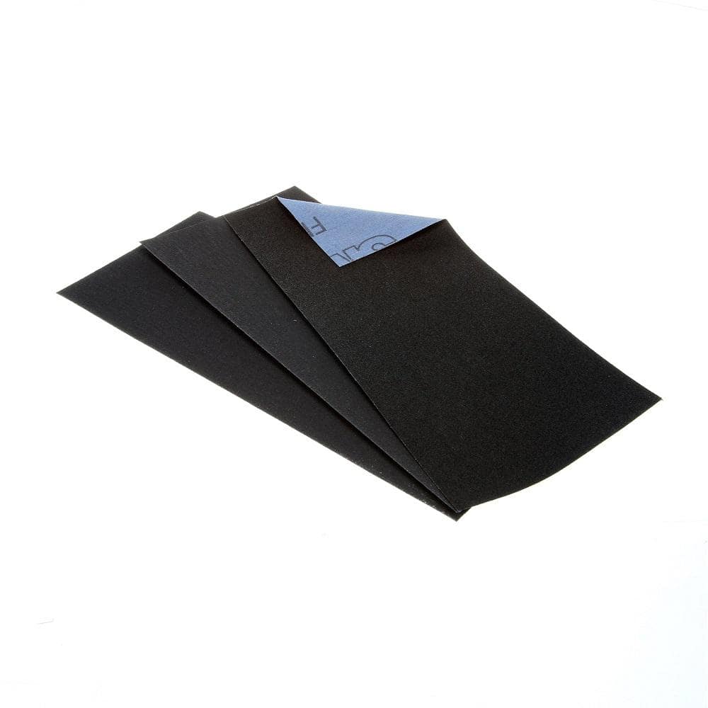 3M 3.66 in. x 9 in. Coarse, Medium and Fine Assorted Grits Emery Cloth Sandpaper (3 Sheets-Pack)