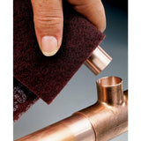 3M 3-7/8 in. x 6 in. x 5/16 in. (9.84 cm x 15.2 cm x 0.79 cm) Very Fine, 220 Grit, Hand Sanding Pads (2-Pack)