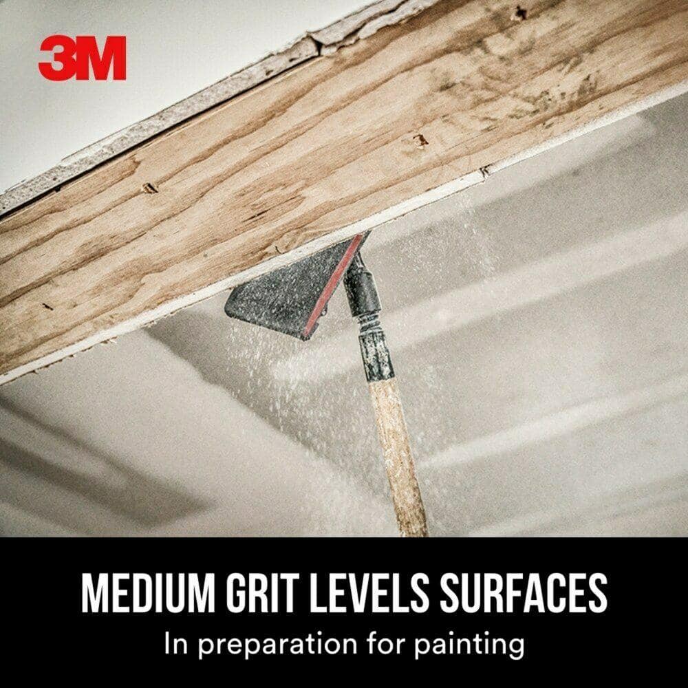 3M 4-3/16 in. x 11-1/4 in. 150 Fine Grit Drywall Sanding Sheets (5-Pack)