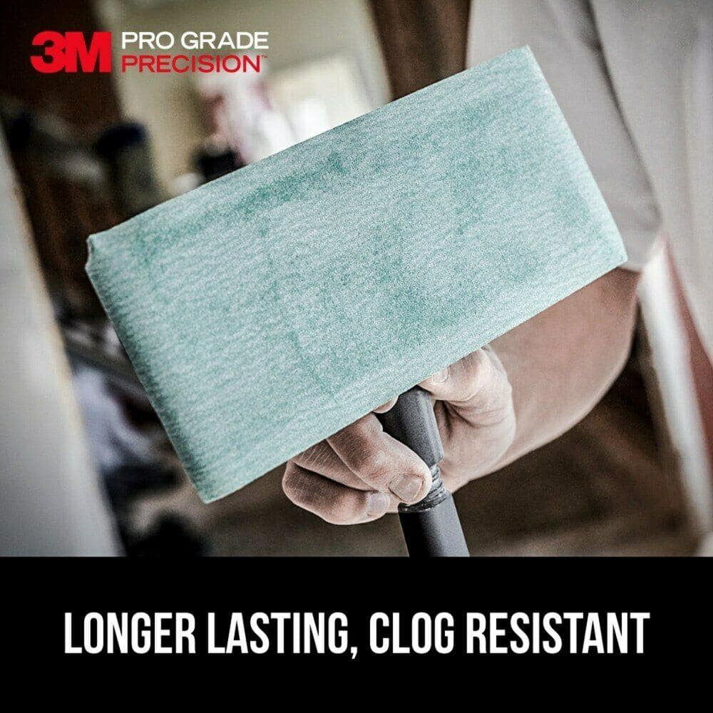 3M Pro Grade Precision 4 3/16 in. x 11 1/4 in. 120 Grit Drywall Sanding Sheets (12-Pack)