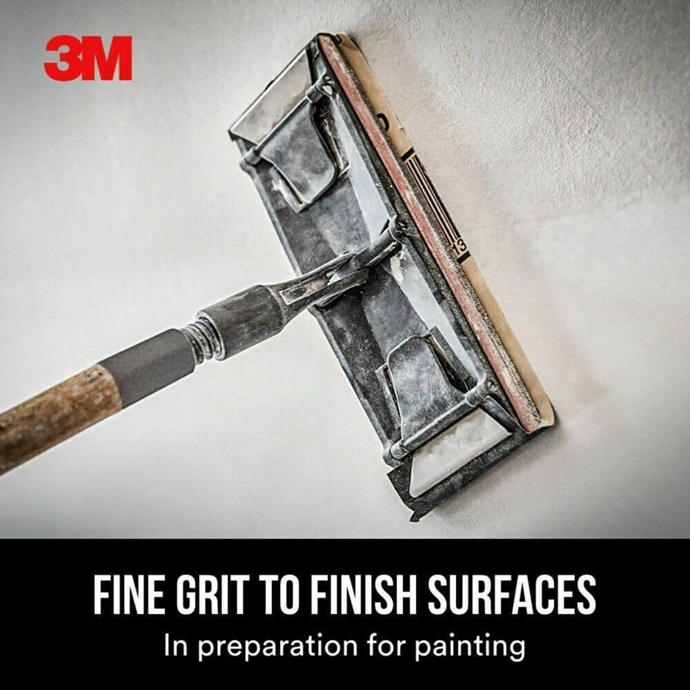 3M Pro-Pak 4-3/16 in. x 11-1/4 in. 120 Grit Fine Drywall Sanding Sheet (25-Pack)