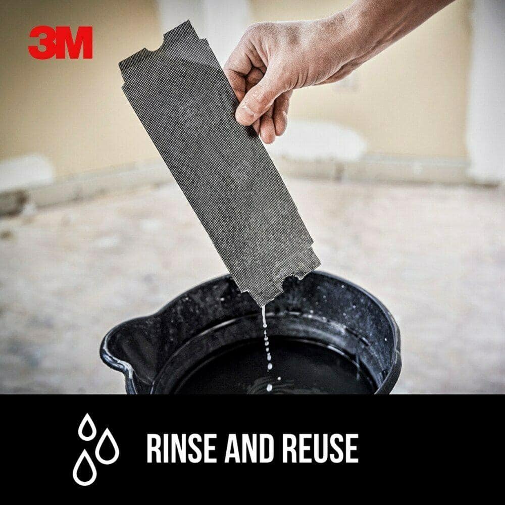 3M 4-3/16 in. x 11-1/4 in. 100 Grit Medium Drywall Sanding Screens (2-Pack)