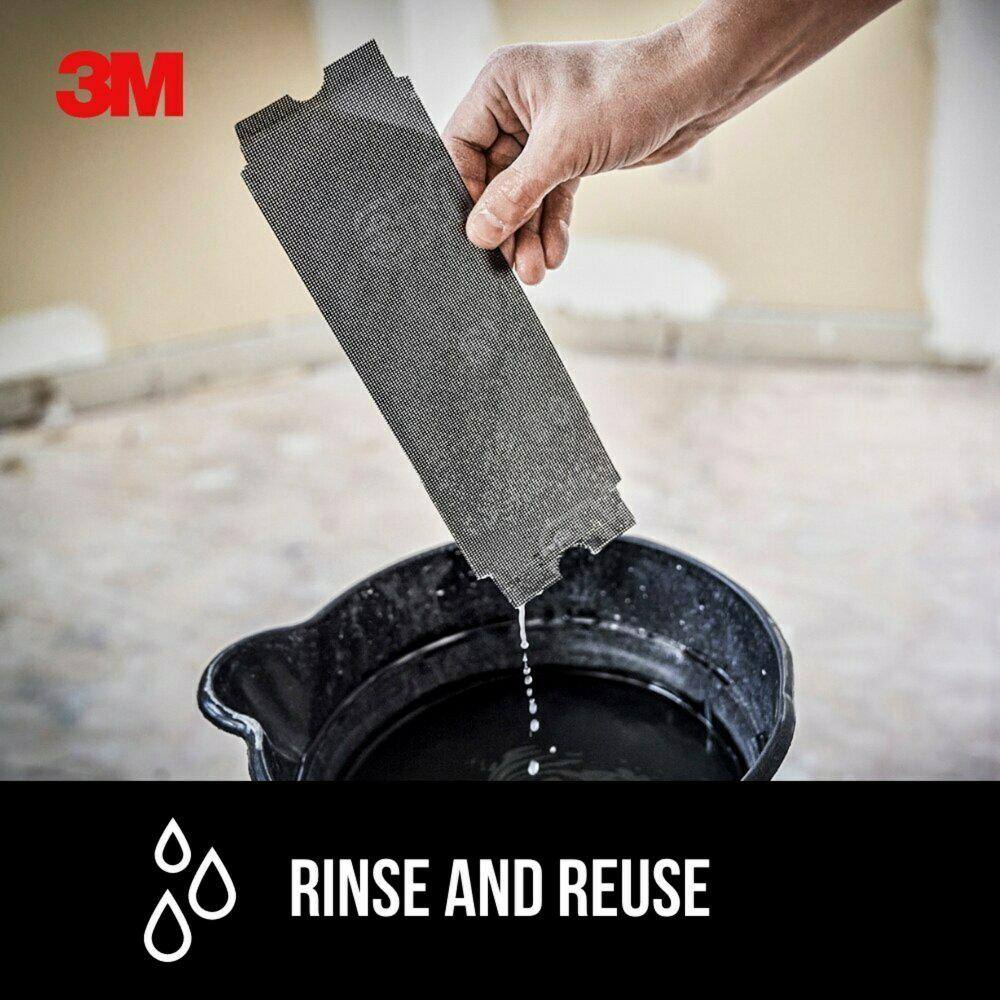 3M 4 3/16 in. x 11 1/4 in. 220 Grit Drywall Sanding Screens (10-Pack)