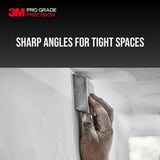 3M Pro Grade Precision 2.875 in. x 4.5 in. x 1 in. 220 Grit Edge Detailing Dual Angle Sanding Sponge