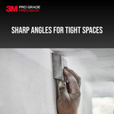 3M Pro Grade Precision 2-7/8 in. x 4-1/2 in. x 1 in. 80-Grit Medium Dual Angle Edge Detailing Sanding Sponge