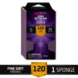 3M Pro Grade Precision 2-7/8 in. x 4-1/2 in. x 1 in. 120-Grit Fine Dual Angle Edge Detailing Sanding Sponge