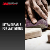 3M Pro Grade Precision 2-7/8 in. x 4-1/2 in. x 1 in. 180-Grit X-Fine Dual Angle Edge Detailing Sanding Sponge