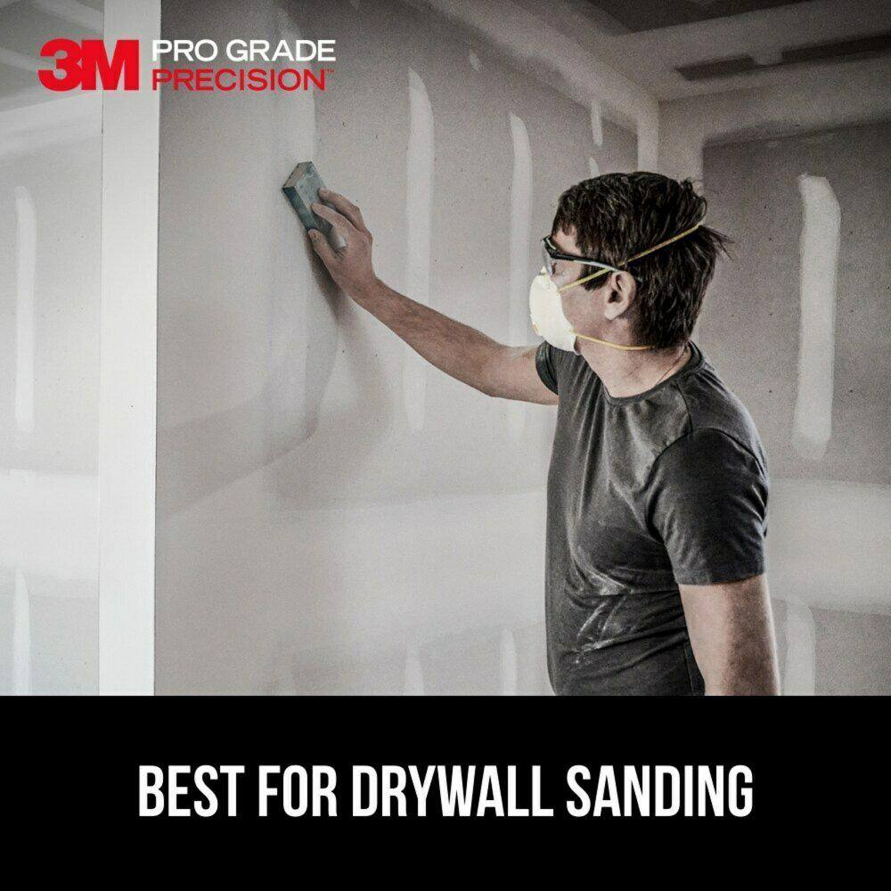 3M 4.5 in. x 2.5 in. x 1 in. Fine 120-Grit Drywall Block Sanding Sponge