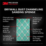 3M 4.5 in. x 2.5 in. x 1 in. Fine 120-Grit Drywall Block Sanding Sponge