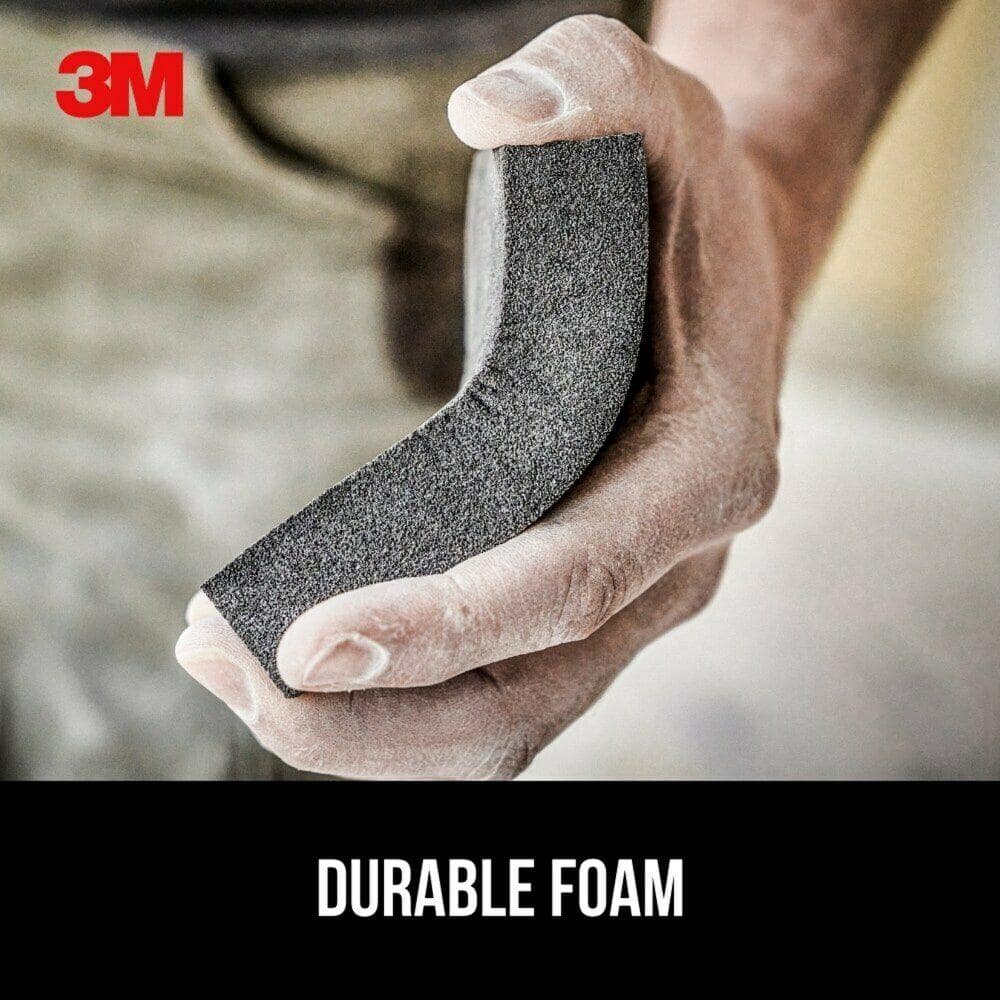 3M 2 7/8 in. x 4 7/8 in. x 1 in. Dual Grit Fine/Medium Drywall Sanding Sponge