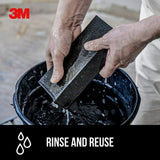 3M 2-7/8 in. x 8 in. x 1 in. Fine Extra-Large Angled Drywall Sanding Sponge (2-Pack)