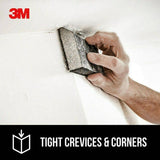 3M 2 7/8 in. x 4 7/8 in. x 1 in. Fine Angled Drywall Sanding Sponge (4-Pack)