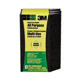 3M 2-7/8 in. x 4-7/8 in. 80 Medium-Grit Single Angled Sanding Sponge (3 Sponge-Pack)