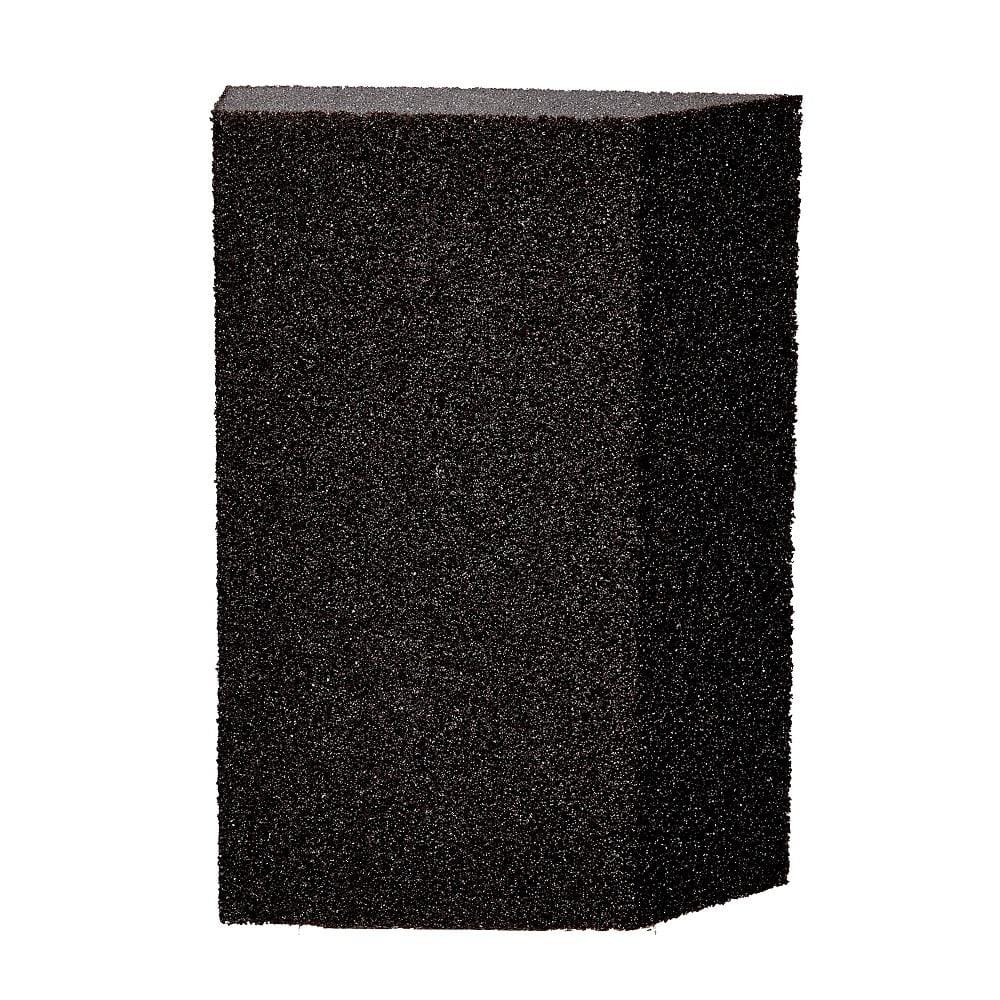 3M 2-7/8 in. x 4-7/8 in. 80 Medium-Grit Single Angled Sanding Sponge (3 Sponge-Pack)